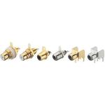 RCA Chassis Jacks gold-plated, hole Ø 9.5mm