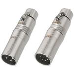 Adapter XLR/XLR suitable for lighting systems with DMX512 interface