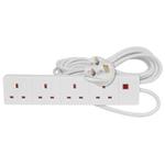 4-way Extension Lead 13A - 2m -