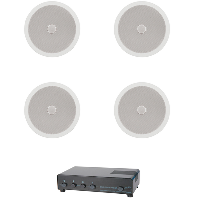 Ceiling Speakers, Switch and Cable