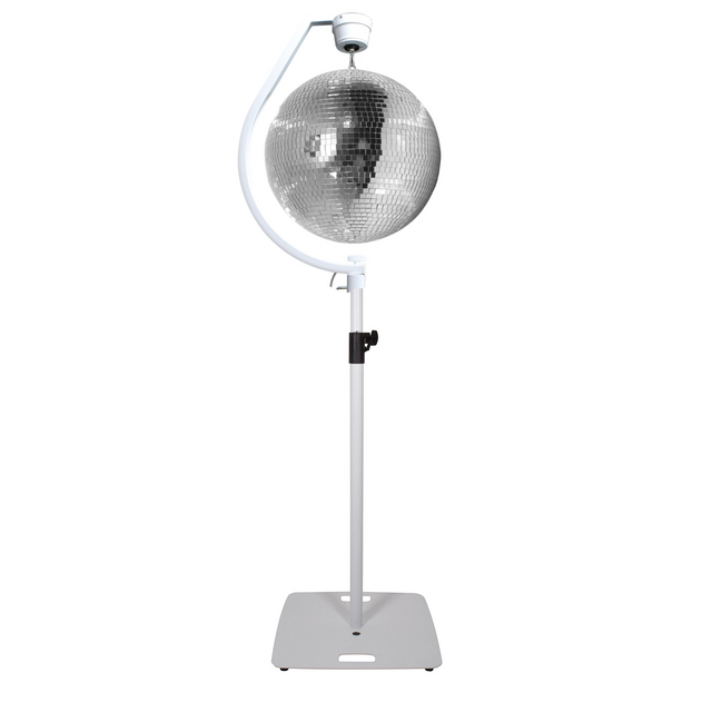 40CM 5x5mm Mirror Ball With Hanging Bracket And Stand