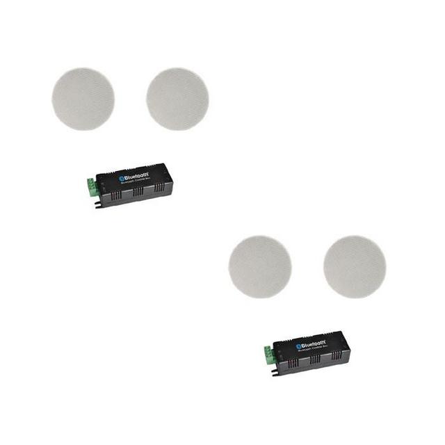 Bluetooth Amplifier 2 x 6.5 Ceiling Speakers Multi Room - thumbnail image 2