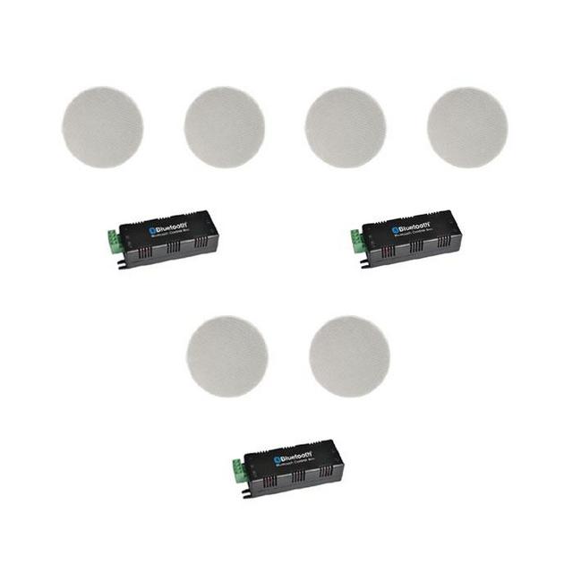 Bluetooth Amplifier 2 x 6.5 Ceiling Speakers Multi Room - thumbnail image 3