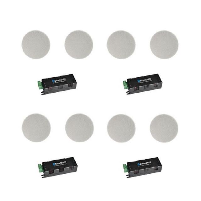 Bluetooth Amplifier 2 x 6.5 Ceiling Speakers Multi Room - thumbnail image 4