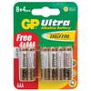 GP Ultra Alkaline Batteries (8 + 4 Free)