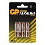 Super Alkaline 4 x AAA 1.5v Batteries