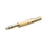 High Quality Gold Plated 6.3mm Stereo Jack Plug