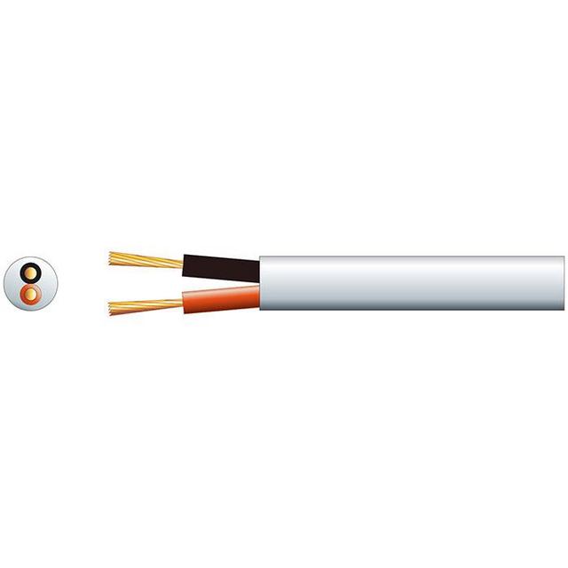 Double Insulated Speaker Cable 0.75mm2 - Black - thumbnail image 2