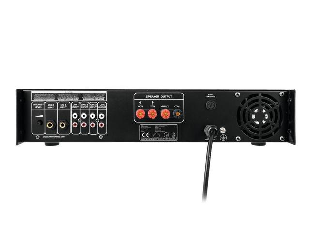 OMNITRONIC MP-650P 650w PA Mixing Amplifier - thumbnail image 2