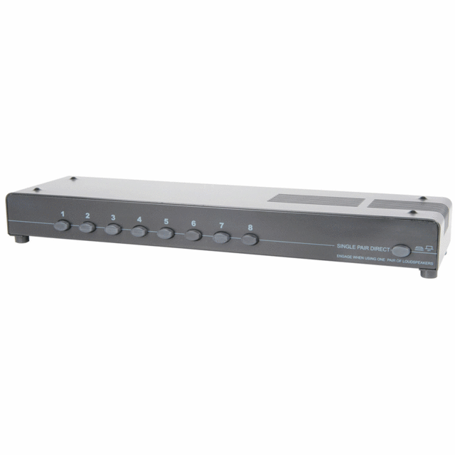 Next product: 8-way loudspeaker selector 