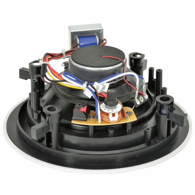 Adastra LP Series 2-Way Low Profile 100V Line Ceiling Speaker Rear Side View - thumbnail image 5