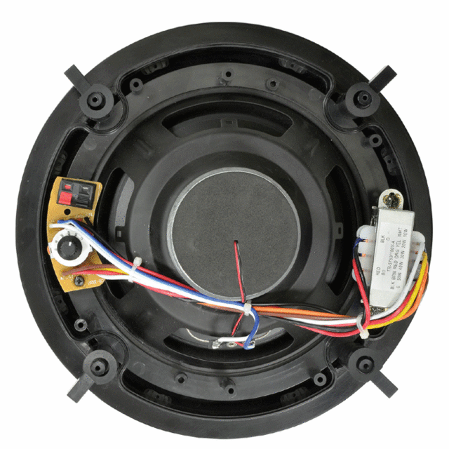 Adastra LP Series 8" 2-Way Low Profile 100V Line Ceiling Speakers Rear - thumbnail image 4