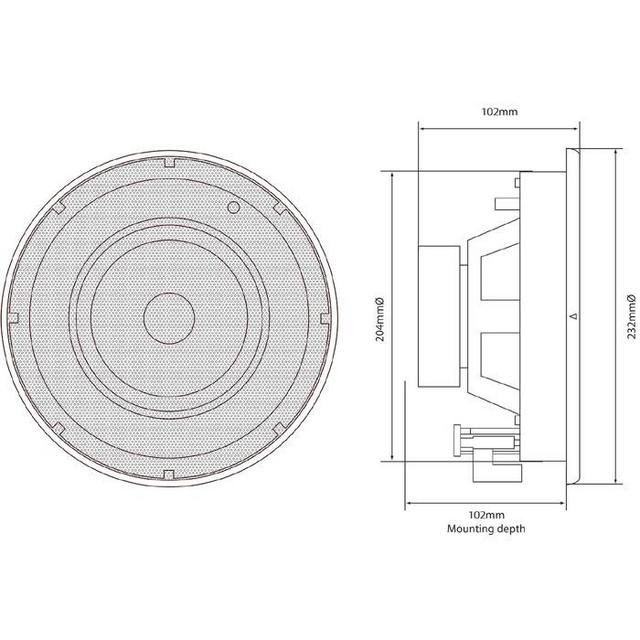 Bluetooth Amplifier 2 x 6.5 Ceiling Speakers Multi Room - thumbnail image 5
