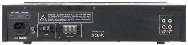 120W Slave Amplifier - 100V Line & 8 Ohms