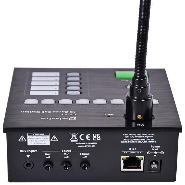 CS-5X Call Station for RX45 Audio Matrix - thumbnail image 3