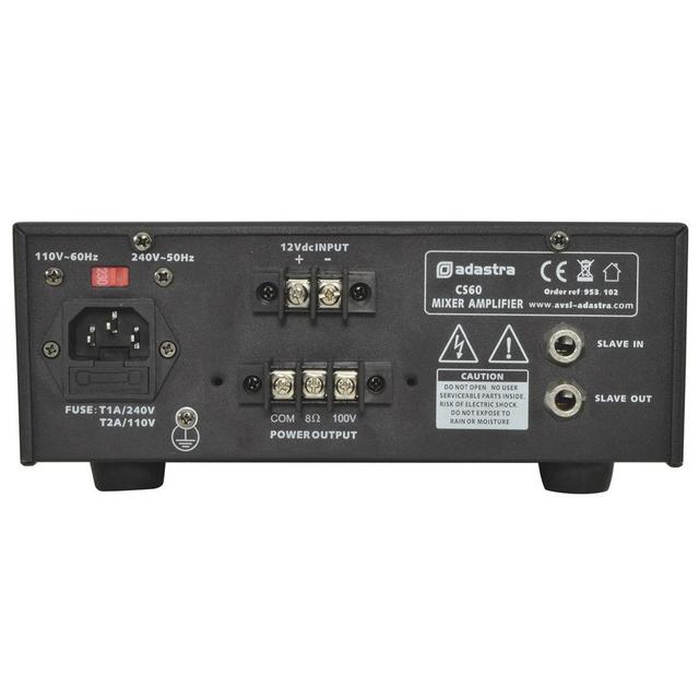 Compact Slave (Booster) Amplifier 60WRMS