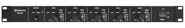 RMS-series Multi Zone 100V Amplifiers 5 x 60W