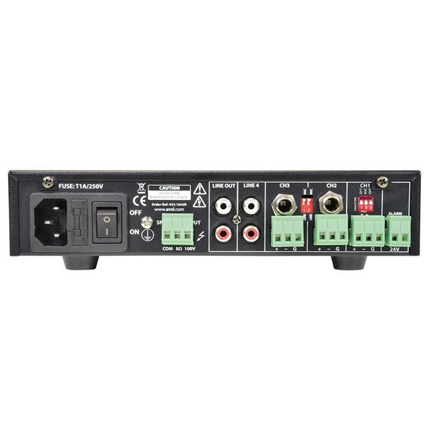 UA Series Compact 100V Mixer-Amplifiers - thumbnail image 3
