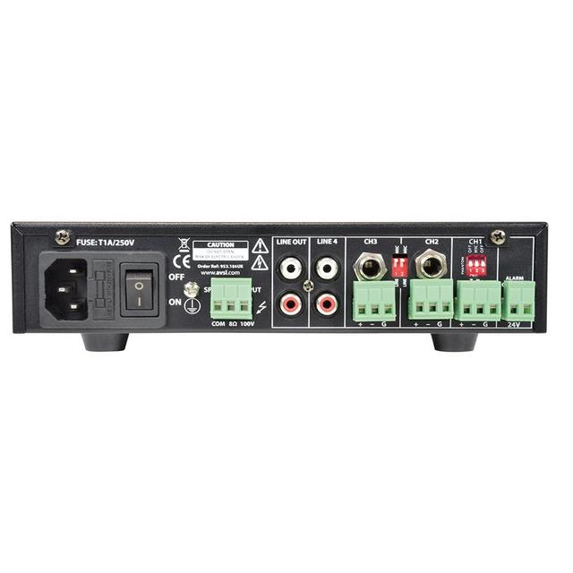 UA Series Compact 100V Mixer-Amplifiers