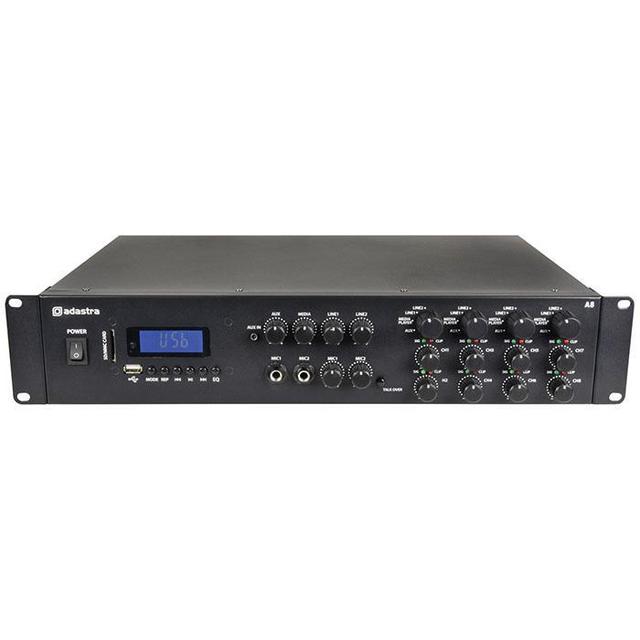 Adastra A-series Multi Zone Stereo Amplifiers 4 x 2 x 200W