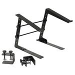 Adam Hall Laptop Stand with Clamp Black