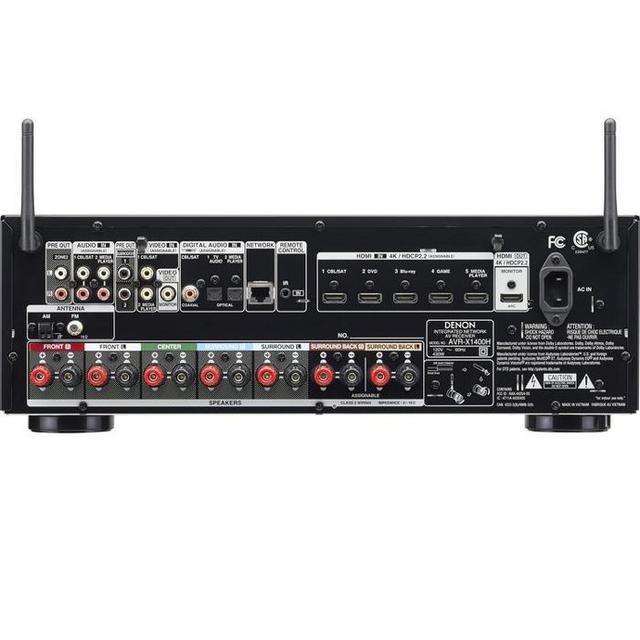 Denon AVR-X2400H 7.2 Channel AV Receiver - thumbnail image 2