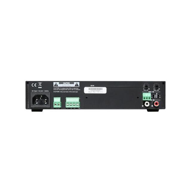 Audac COM108 PA Amplifier 80W 100V - thumbnail image 2