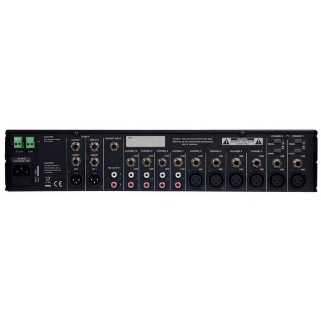 AUDAC CPR12 10-Channel Mixer With 2 Mono Zone Out 