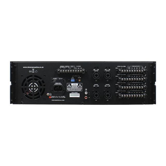 Clever Acoustics MA 4120 MKII 480W 4 Zone Mixer Amplifier - thumbnail image 3