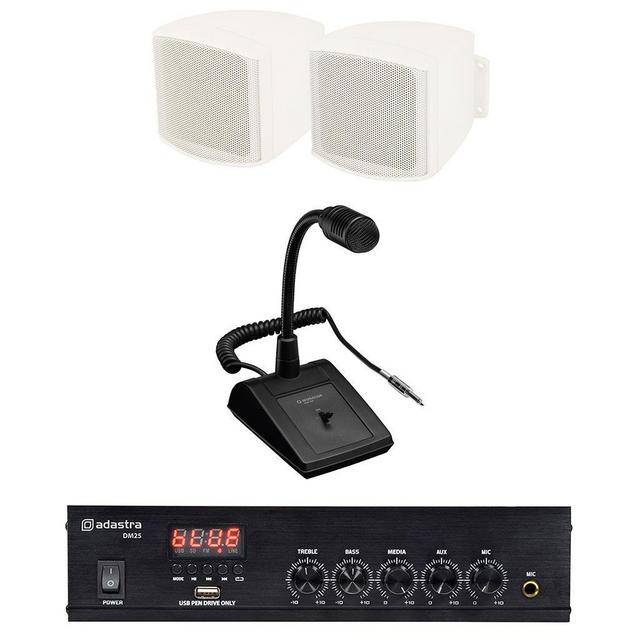 Waiting Room PA System - Wall mounted ideal for doctors and dentists