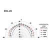 EDL-26 PA Ceiling Speaker - 100V 10/5/2.5/1.25WRMS