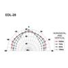 EDL-28 PA Ceiling Speaker - 100V 10/5/2.5/1.25WRMS