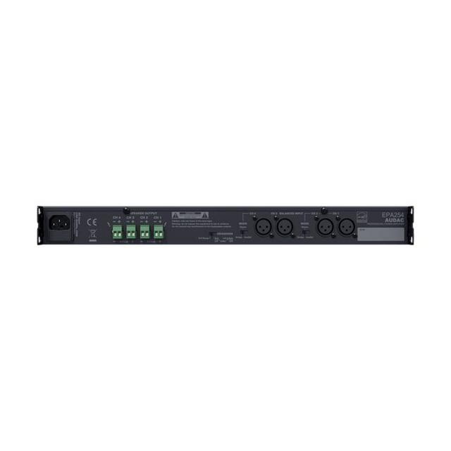Audac EPA254 Quad Channel Amplifier 4 X 250W - Crossover - thumbnail image 2
