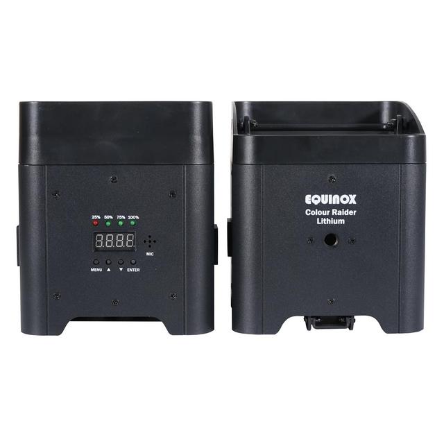 Colour Raider Lithium Battery Uplighter Pack - thumbnail image 2