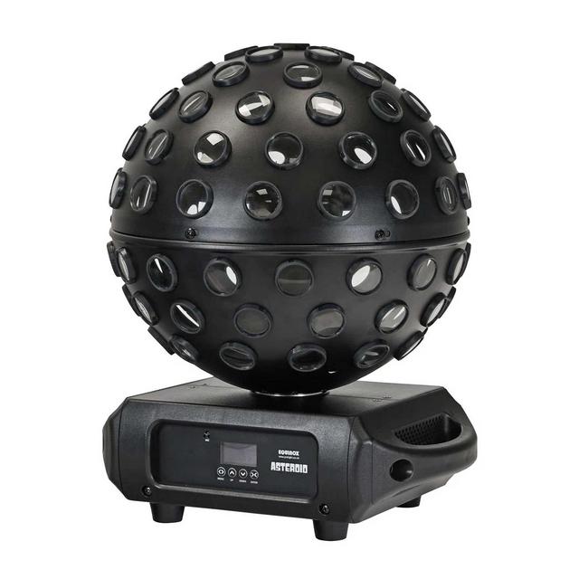 Equinox Asteroid LED Mirror Ball Effect - Black Housing - thumbnail image 4