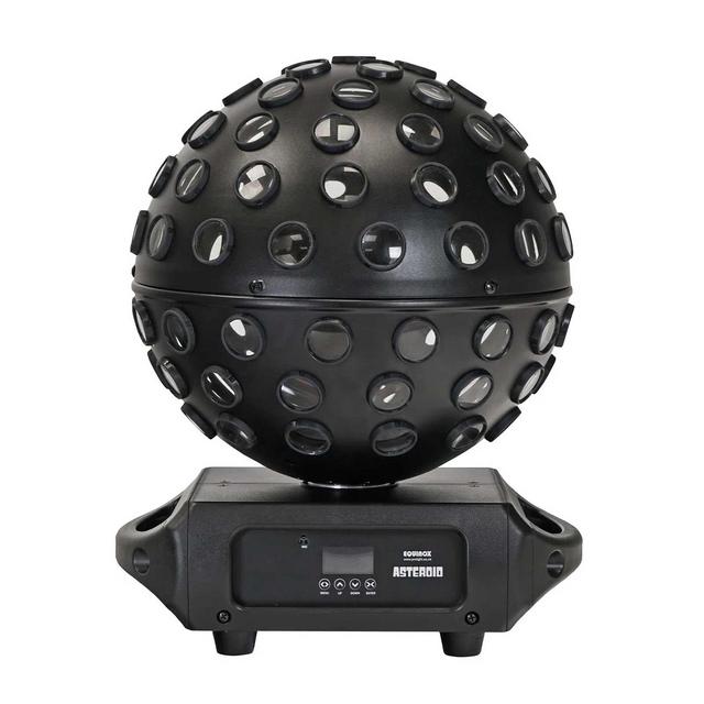 Equinox Asteroid LED Mirror Ball Effect - Black Housing - thumbnail image 3