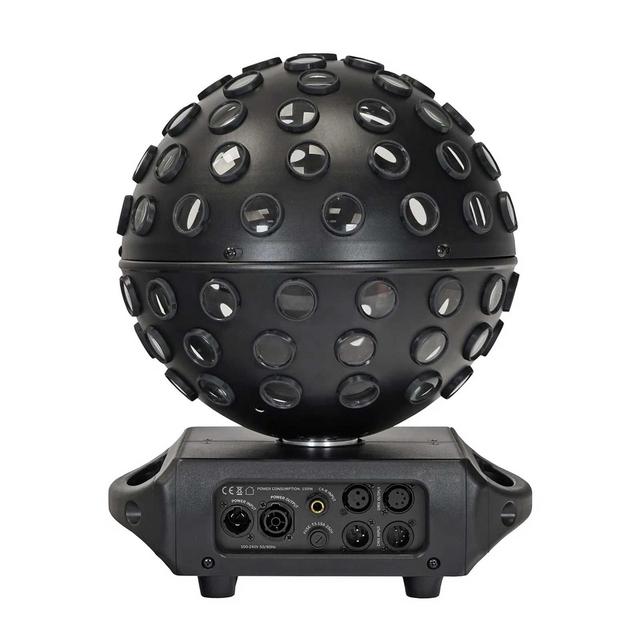 Equinox Asteroid LED Mirror Ball Effect - Black Housing - thumbnail image 2