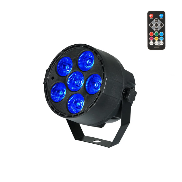 MicroPar Quad 6 x 10W RGBW with Remote