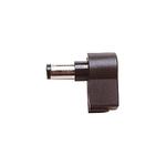 Right Angled DC Plug 1.1mm Centre Hole 10mm Shaft 