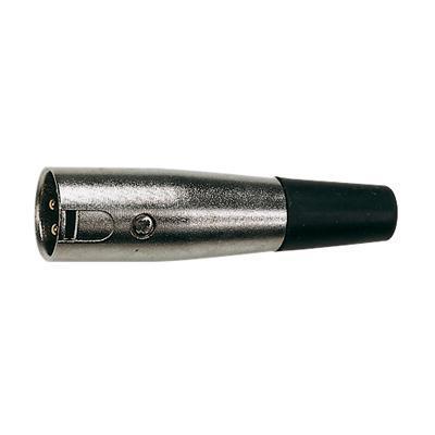 Nickel 3 Pin XLR Connector Male