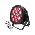 Ibiza RGBAW-UV 12 x 12W LED Par Light DMX and Remote