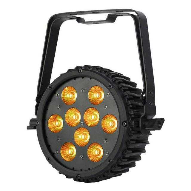 Slimline RGBWA 9P10 9 x 10W Par Can DMX - thumbnail image 2