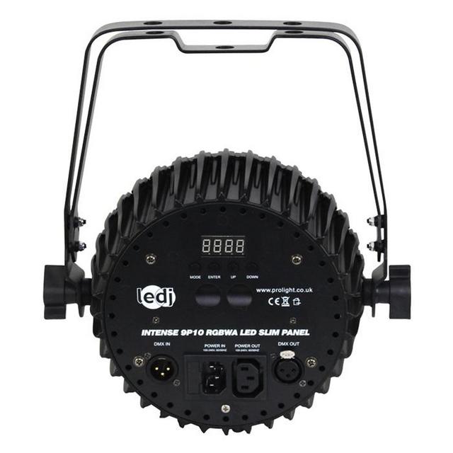 Slimline RGBWA 9P10 9 x 10W Par Can DMX - thumbnail image 4