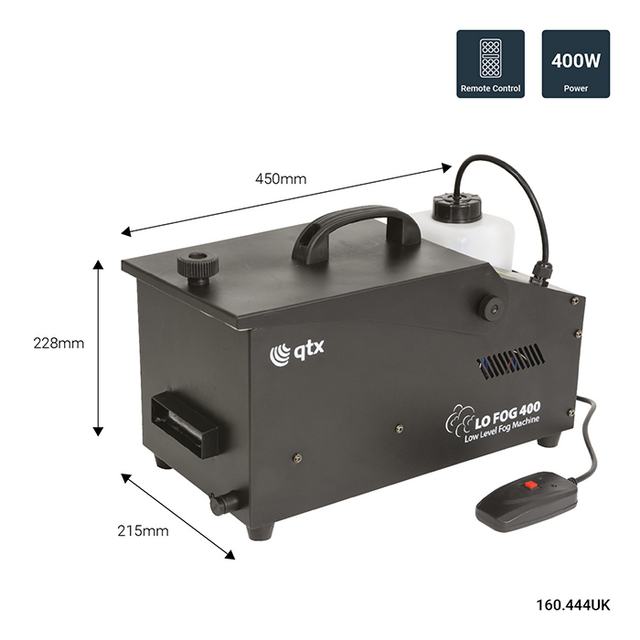 Small Low Level Fog Machine 400W - thumbnail image 3