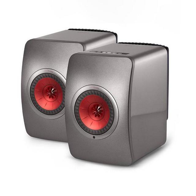 KEF LS50 Wireless Bookshelf Speakers - Pair