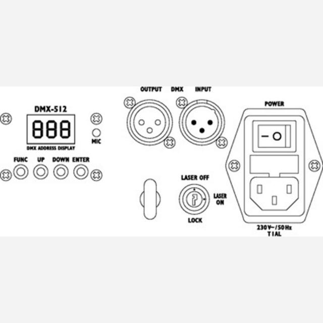 LSX-142SRGY Show Laser Effect Unit