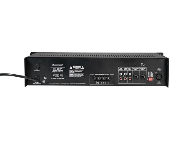 MA-360P 100v PA Mixing Amplifier 360W - thumbnail image 2