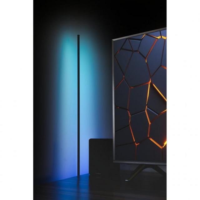 Ibiza RGB Light Tube On A Stand - 1.8m - Black - thumbnail image 2