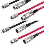MCA-158 RCA Plug to XLR Male and Female, 3 poles 1.5m