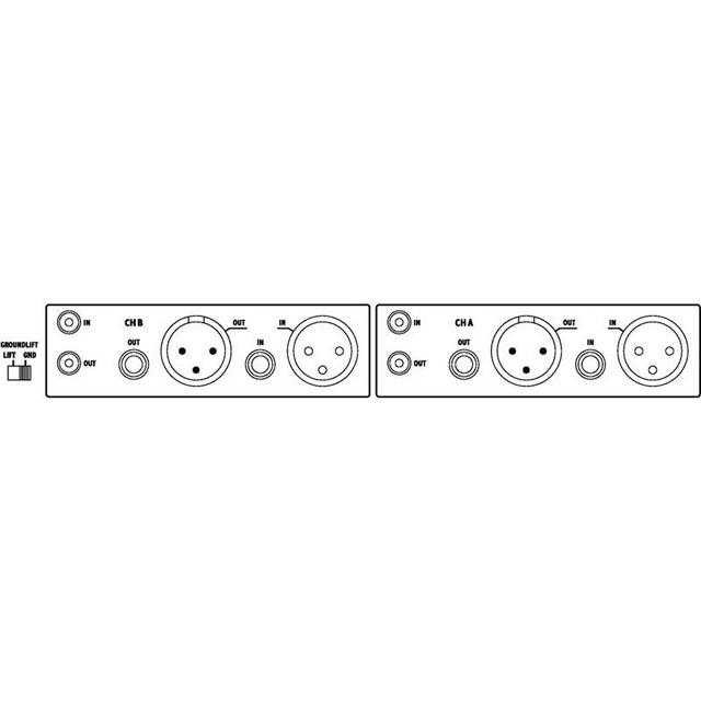 MEQ-115/SW Stereo 2 Channel Graphic Equalizer 1U - thumbnail image 2